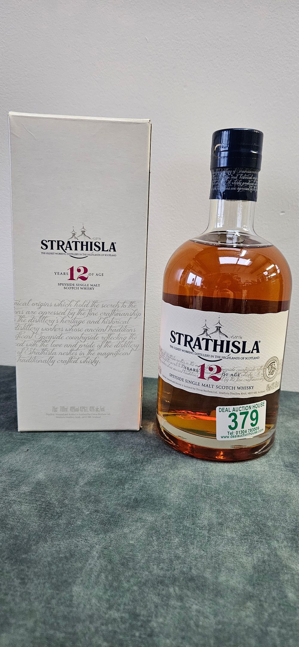 Lot 379: Strathisla 12 Year Old Single Malt Scotch Whisky