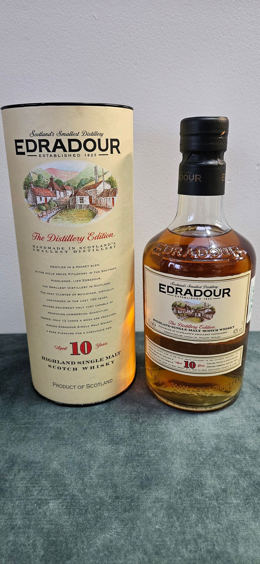 Lot 382: Edradour 10 Year Old "The Distillery Edition" Highland...