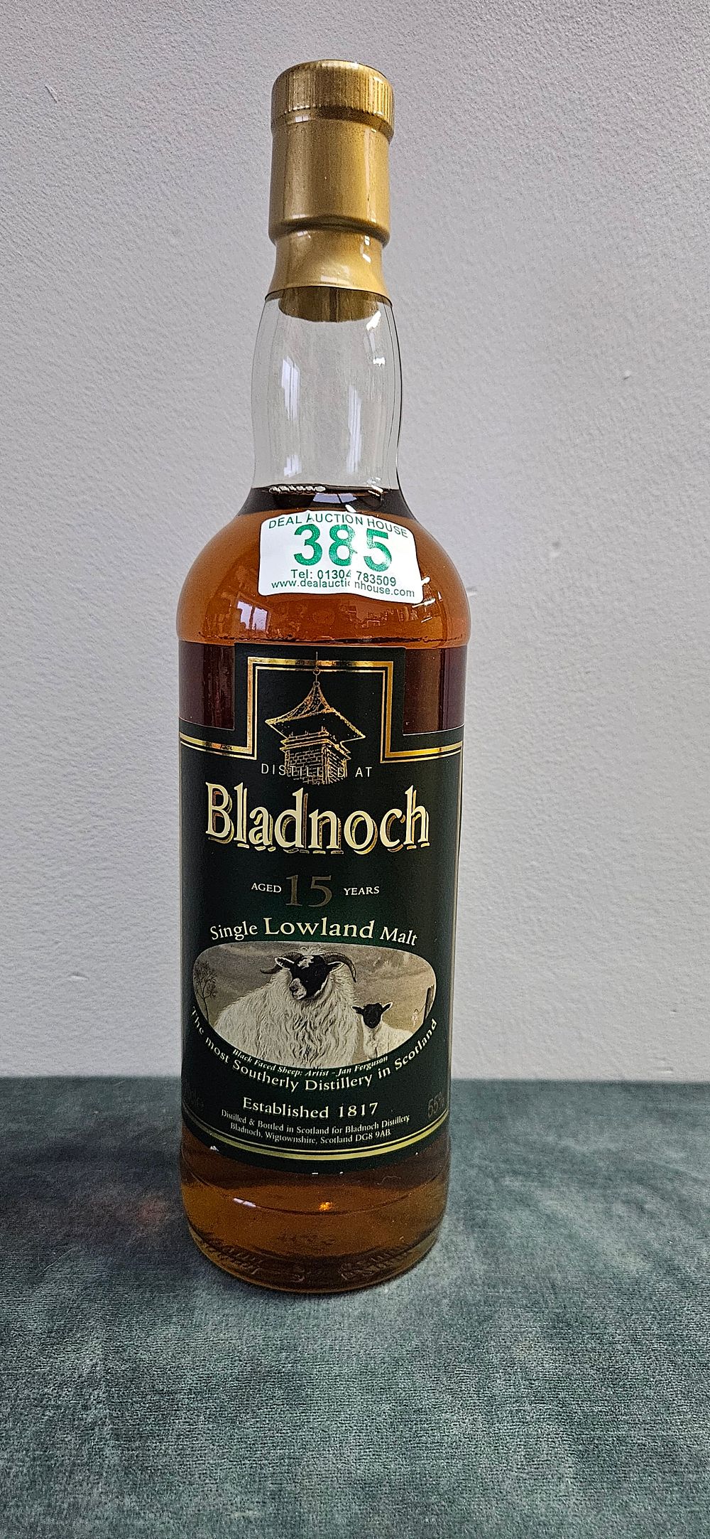 Lot 385: Bladnoch 15 Year Old Single Malt Scotch Whisky