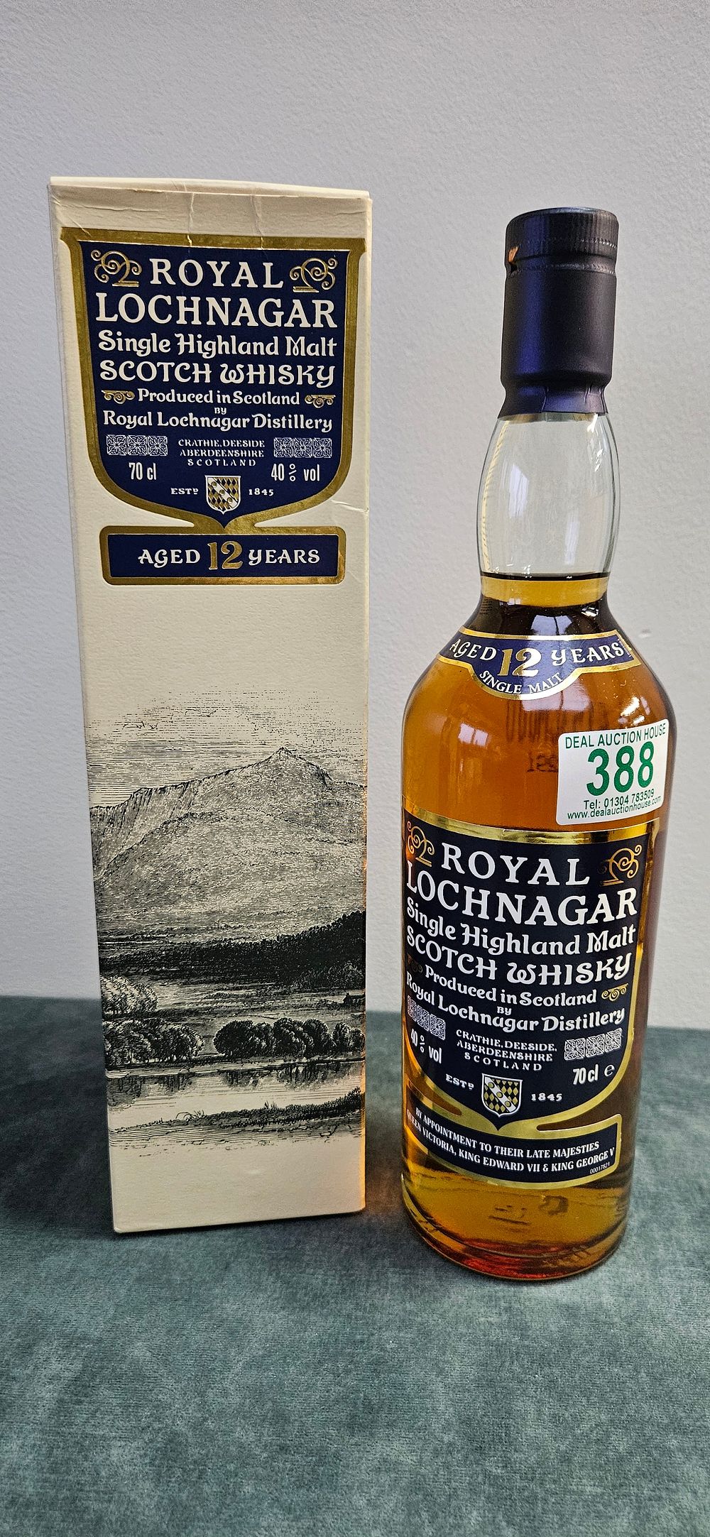 Lot 388: Royal Lochnagar 12 Year Old Single Highland Malt...
