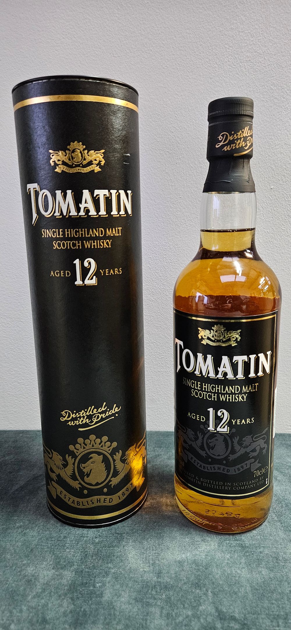 Lot 392: Tomatin 12 Year Old Single Highland Malt Scotch...