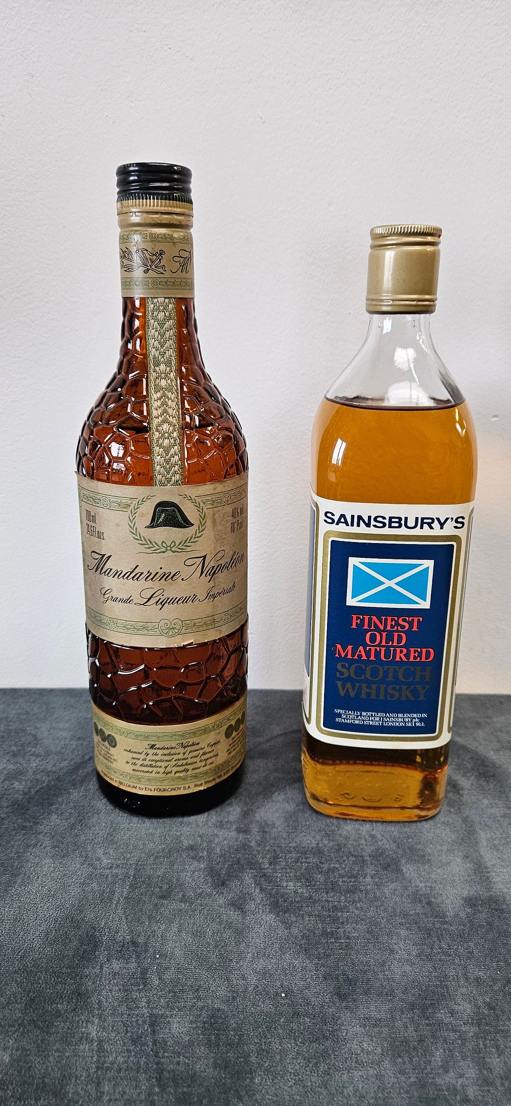 Lot 400: Mandarine Napoléon Grande Liqueur Impériale - opened and...
