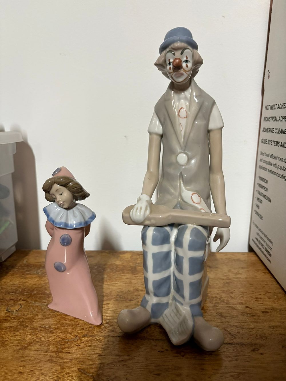Lot 413: Large Spanish Casades clown figure and one other...