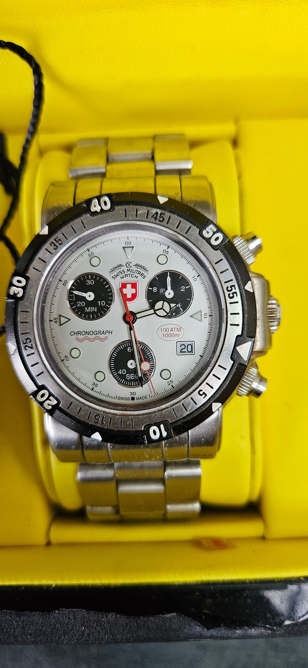 Lot 534: Swiss Military Watch divers watch chronograph 2007 limited...