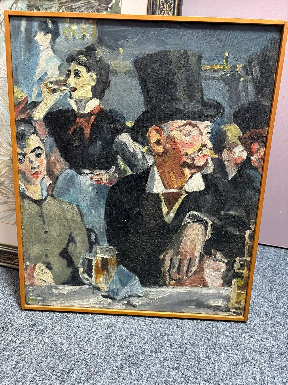 Lot 700: Reproduction of Édouard Manet - At the Café....