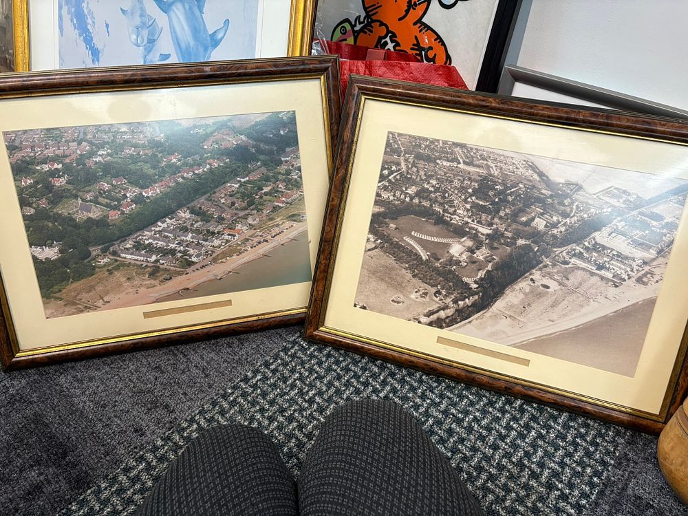 Lot 708: 2 x Photographs of Kingsdown