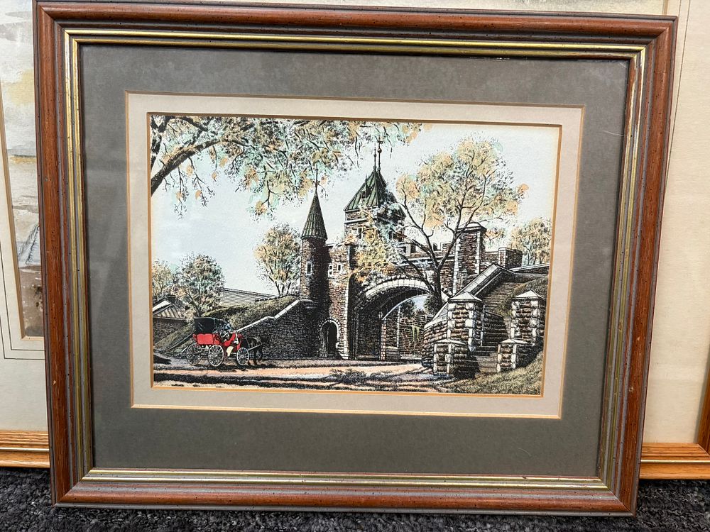 Lot 714: Small print of Porte Saint-Louis in Quebec City