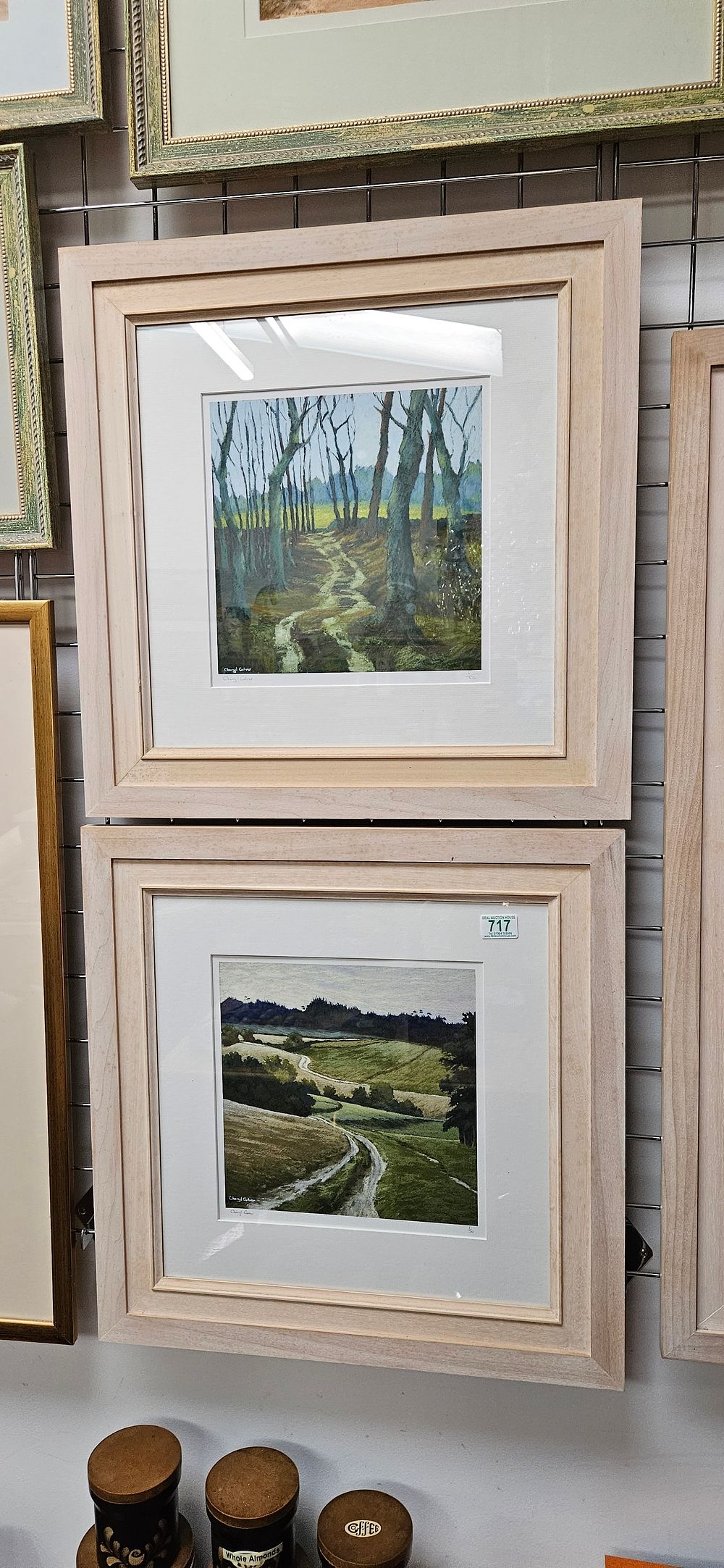 Lot 717: 2 x Limited edition prints signed by the...