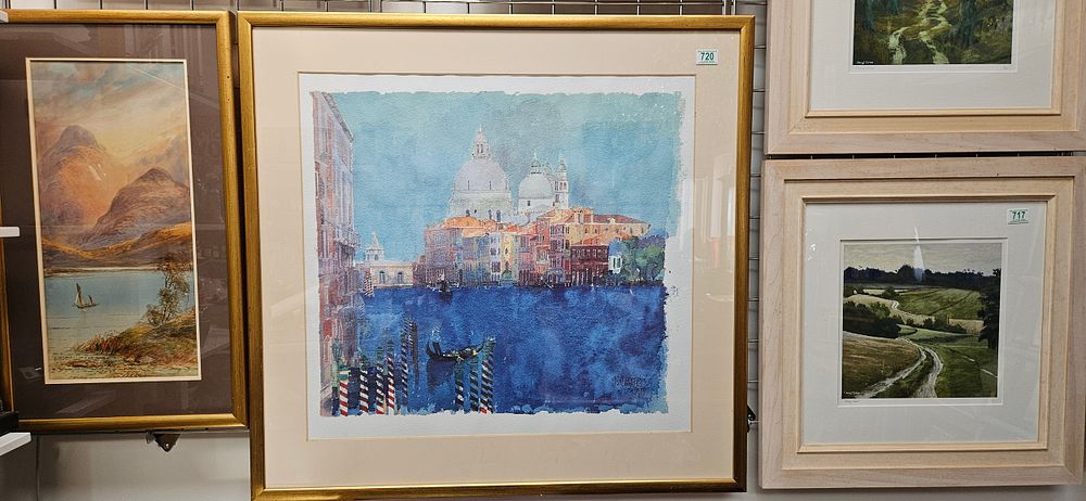Lot 720: Print of Grand Canal, Venice by Ralf Westphal