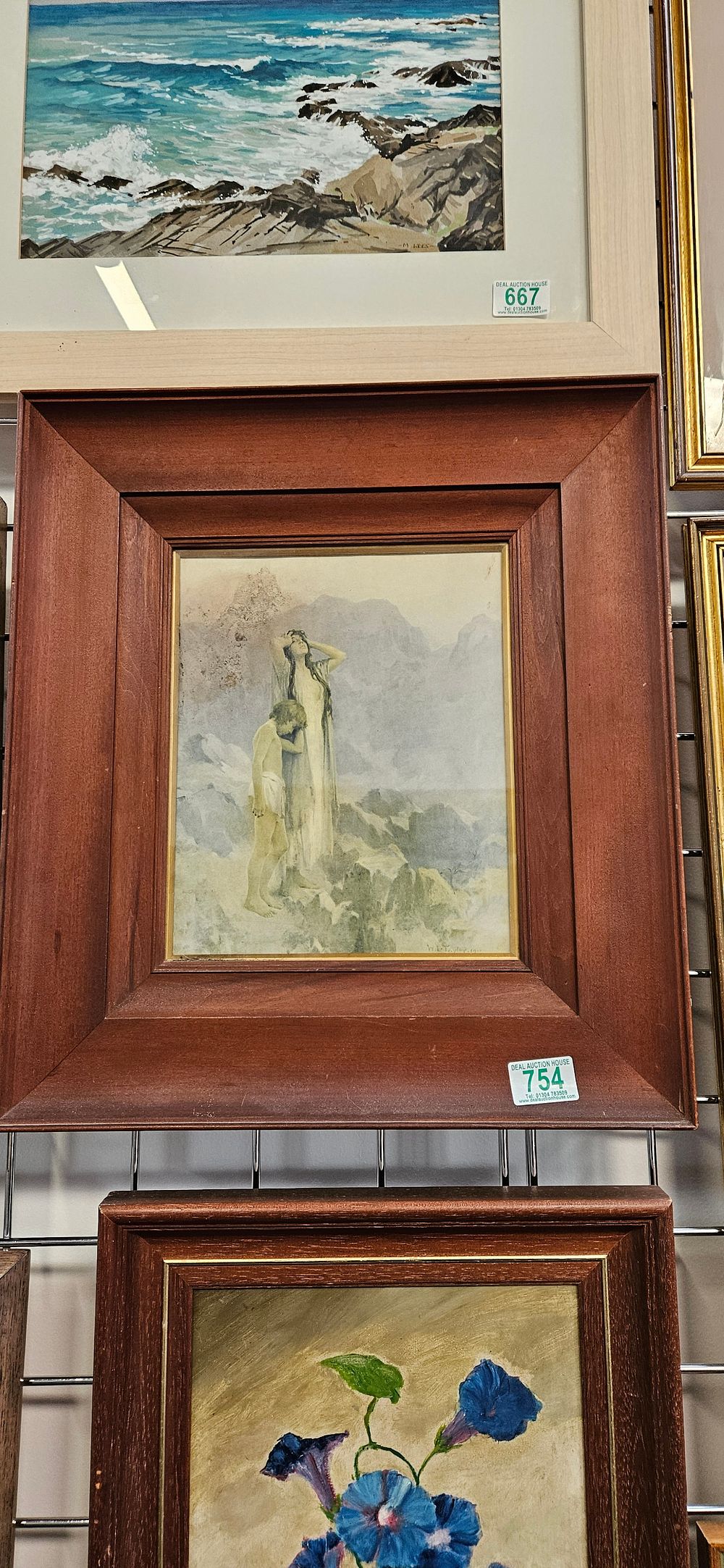 Lot 754: Reproduction of William Ladd Taylor's 1914 painting "Hagar...