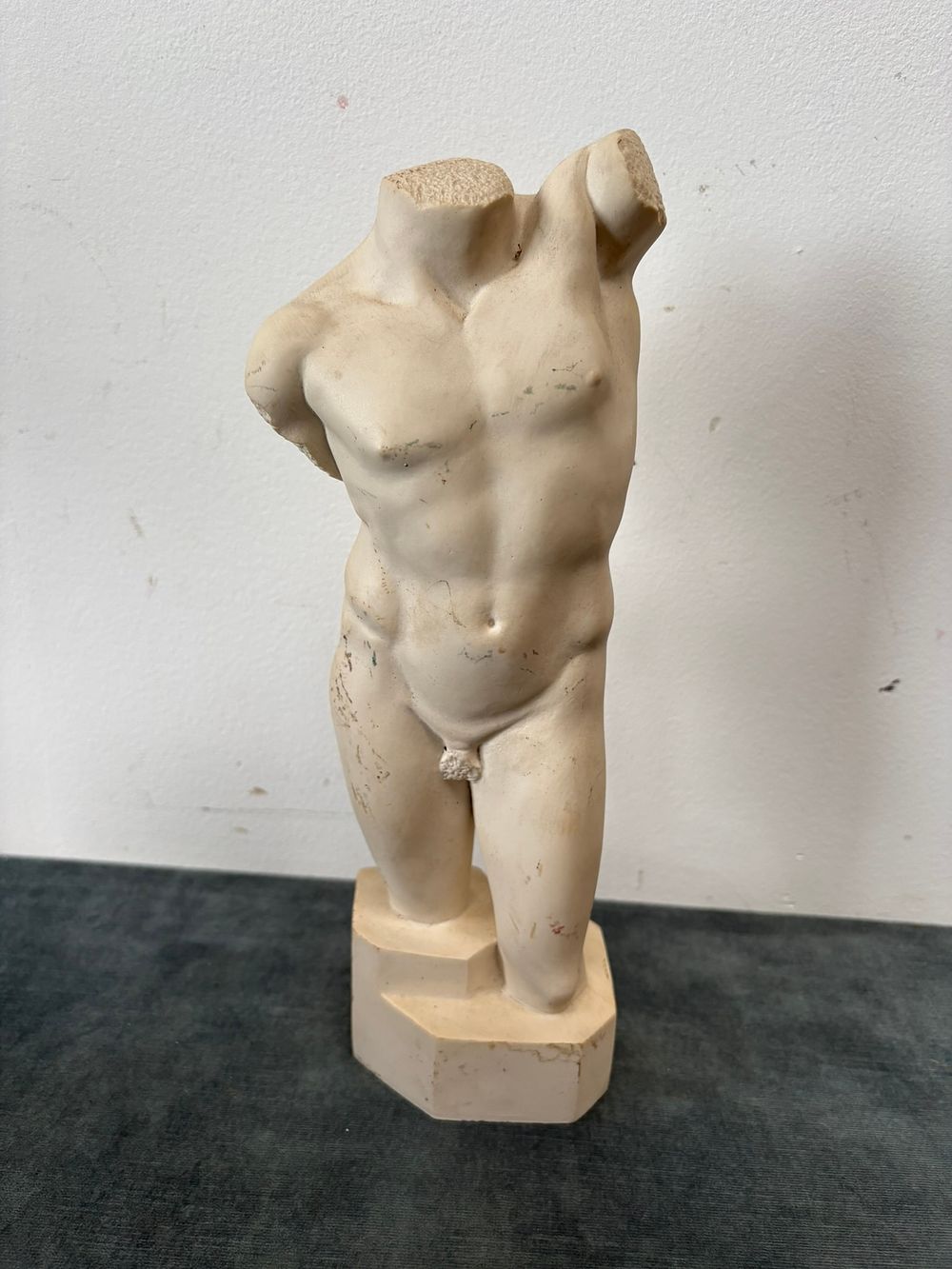 Lot 171: Resin torso of a man