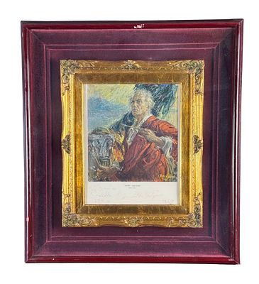 Clemente Tafuri - Portrait of the painter - Clemente Tafuri. Oil on cardboard, 20th-century period 