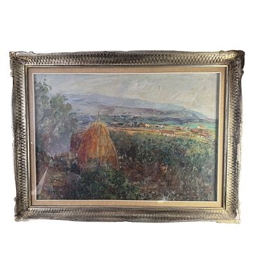NICOLA CANZANELLA - Landscape - NICOLA CANZANELLA. Oil painting on canvas, 20th-century period 