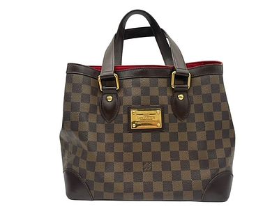 LOUIS VUITTON HAMPSTEAD MM DAMIER EBENE HANDBAG. *For ALTERNATIVE SHIPPING QUOTES or local 