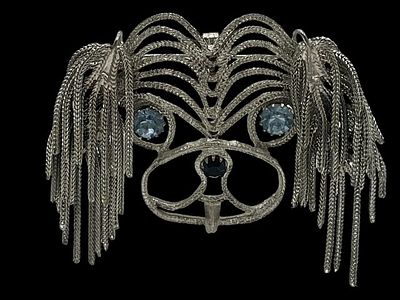 VTG ELABORATE STRING HAIR SPANIEL PUP BROOCH 3.5". *For ALTERNATIVE SHIPPING QUOTES or local 