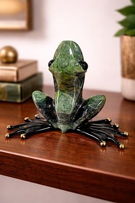TIM COTTERILL FROGMAN FROG SCULPTURE 3". *for alternative shipping options please go to 