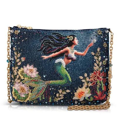 NEW MARY FRANCES MERMAID MAGIC BAG. Immerse yourself in a true piece of wearable art with this 