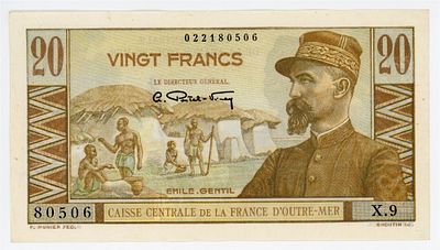 Французская Экваториальная Африка 20 франков 1947 г. P-22 UNC