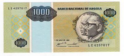 Ангола 1000 кванза 1995г AUNC