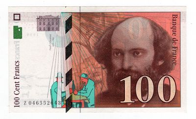 Франция 100 франков 1998г. Pick № 158a.