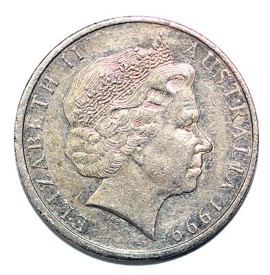 Австралия 20 центов 1999г