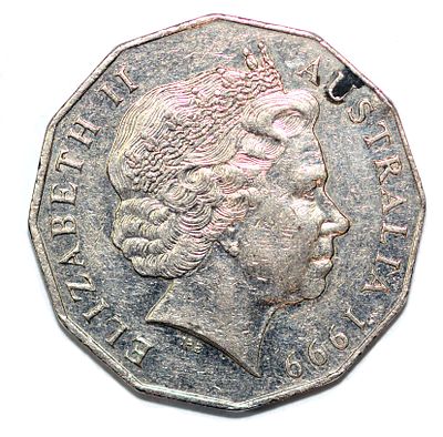 Австралия 50 центов 1999г