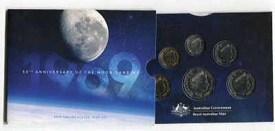 Австралия набор 2019г из 6 монет в буклете