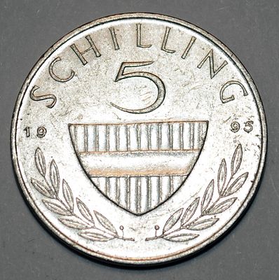 Австрия 5 шиллингов 1995 года