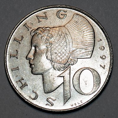 Австрия 10 шиллингов 1997 года