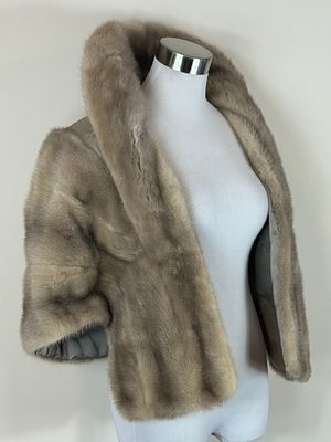 Vintage 1940s Mink Stole. "Murray's Boston", approx SH-SH 19", free front, good condition w/ 