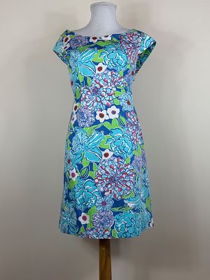 Vintage Lilly Pulitzer 1960s Style Summer Dress. approx. B 36" W 32" good condition, see photos