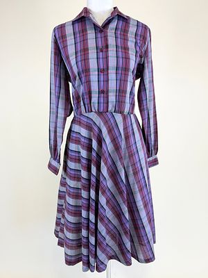 VINTAGE 1950s STYLE SHIRTWAIST. B 40", W 38", good condition