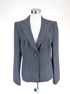 ARMANI SILK & CASHMERE BLAZER, 1990s. SH-SH 18", L 25", good condition