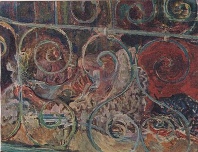 [Автограф] Натали в кровати. Худ. К. Терешкович. Почтовая карточка. Женева, изд. Pierre Cailler 