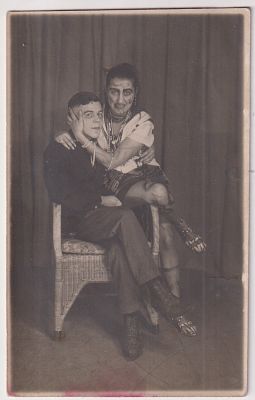 [Автографы] Художники К. Терешкович и Ольга Хршановская (Олби) в Берлине в 1922 г. Открытое 