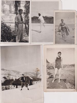 Подборка фотографий художника К. Терешковича. Размеры 4,5 х 6,7, 6,4 х 9 см, 8 х 11 см. Две 