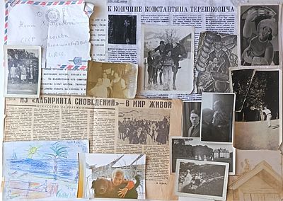 Архив фотографий, статья, два некролога, рисунок художника К. Терешковича. Константин Андреевич 
