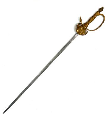 Шпага чиновника. Российская империя, 19 в. Длина 83 см.