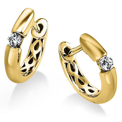 Earrings 0,10 ct. Diamonds 585 Yellow gold 14 kt. Product Description:
Material: Yellow gold