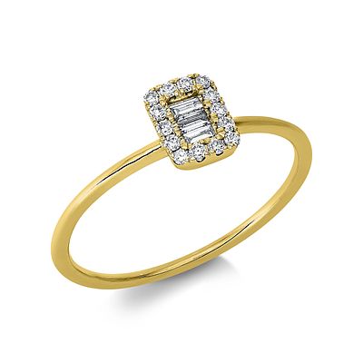 Ring 0,14 ct. Diamonds 750 Yellow gold 18 kt. Product Description:
Material: Yellow gold