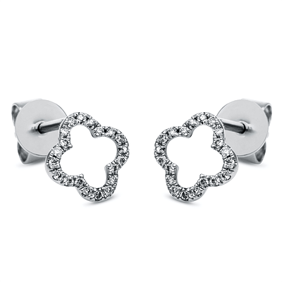 Earrings 0,09 ct. Diamonds 750 White gold 18 kt. Product Description:
Material: White gold