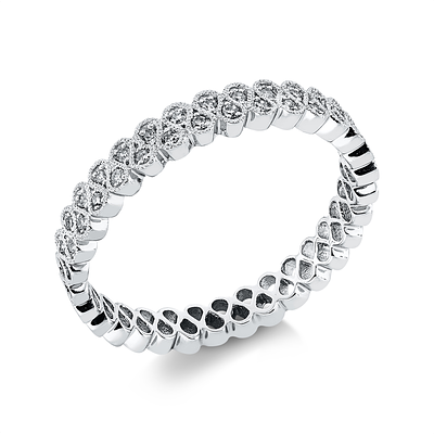 Ring 0,12 ct. Diamonds 585 White gold 14 kt. Product Description:
Material: White gold
Alloy: