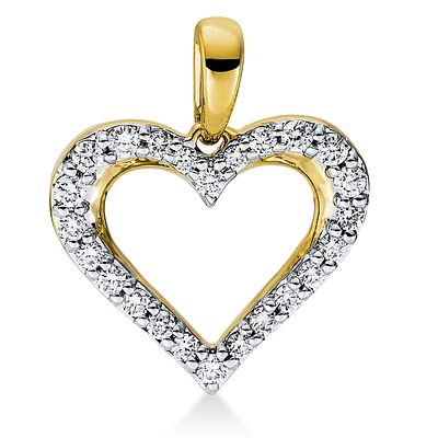 Pendant 0,16 ct. Diamonds 750 Yellow gold 18 kt. Product Description:
Material: Yellow gold