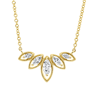 Collier 0,38 ct. Diamonds 585 Yellow gold 14 kt. Product Description:
Material: Yellow gold