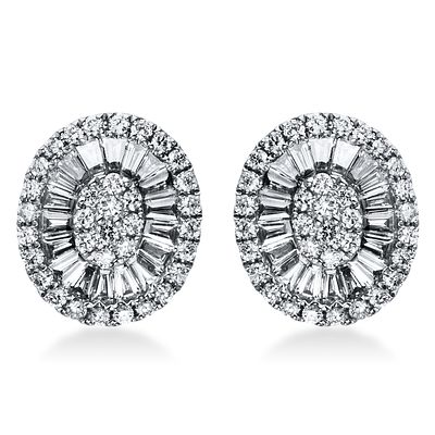 Earrings 0,82 ct. Diamonds 750 White gold 18 kt. Product Description:
Material: White gold