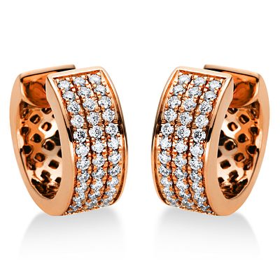 Earrings 0,36 ct. Diamonds 750 Rose gold 18 kt. Product Description:
Material: Rose gold