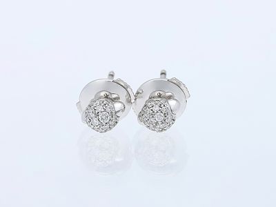Pomellato M'ama non M'ama Earrings Diamonds 750 White gold 18 kt. certificate. Product 