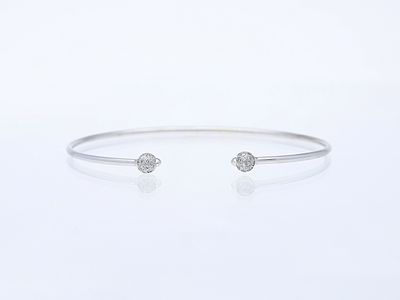 Pomellato M'ama non M'ama Bracelet Diamonds 750 White gold 18 kt. certificate. Product 