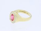 Ring 1,81 ct. Tourmaline, Diamonds 585 Yellow gold 14 kt. IGI certificate. Product Description: Image - 4