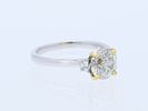 Ring 1,74 ct. Diamond, Diamonds 750 Bicolour 18 kt. IGI certificate New. Product Description: Image - 5